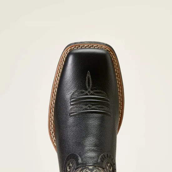 Ariat® Women's "Round Up Remuda" Western Boots - Black Deertan