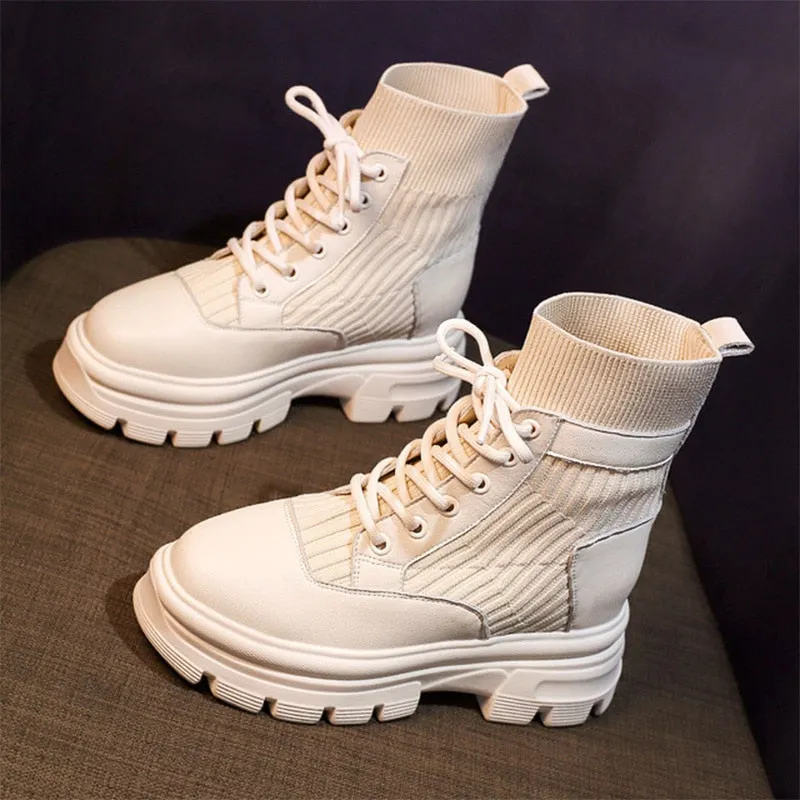 Bria Stylish Army Style Boots