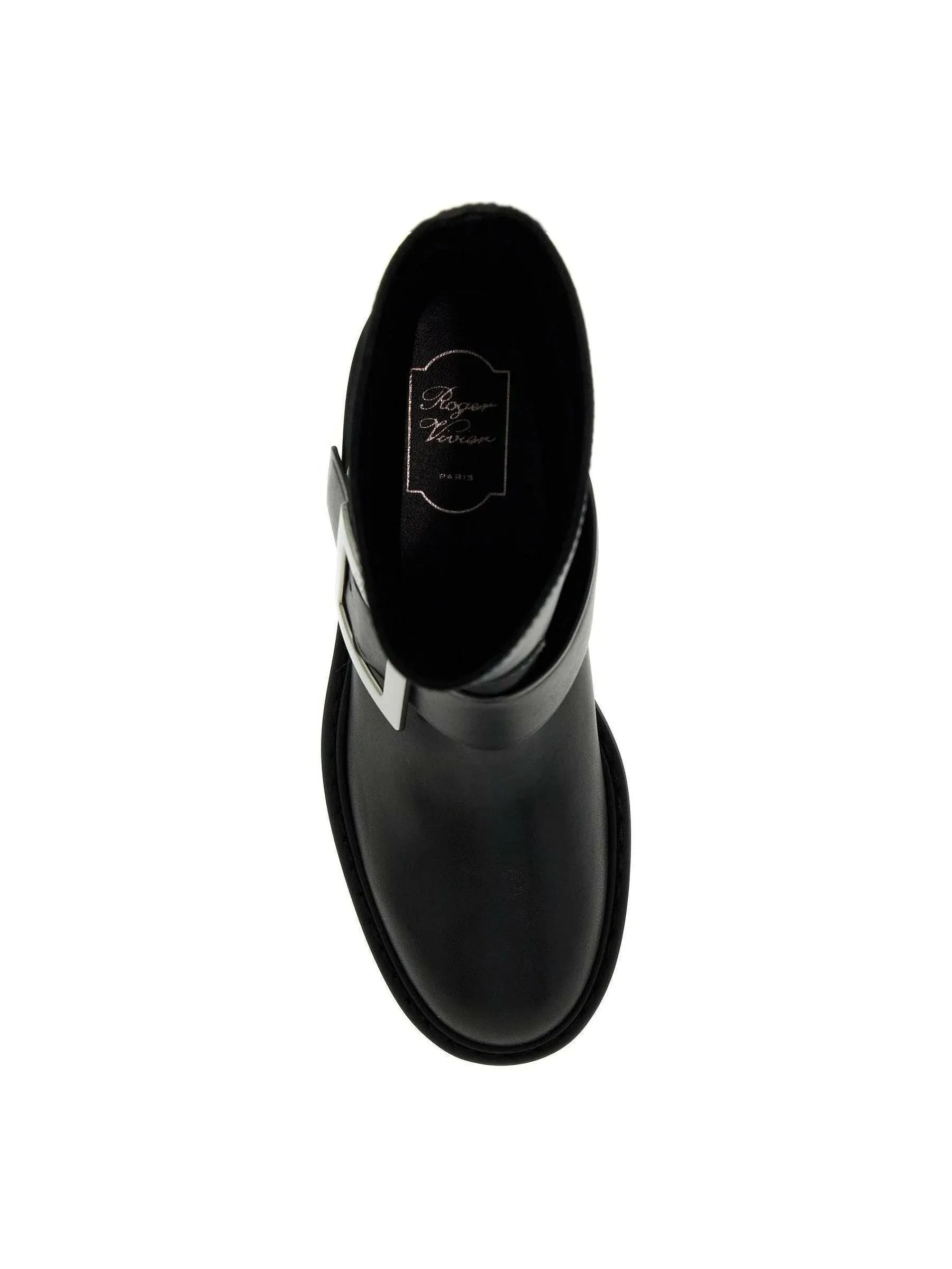 Rangers Leather Platform Ankle Boots